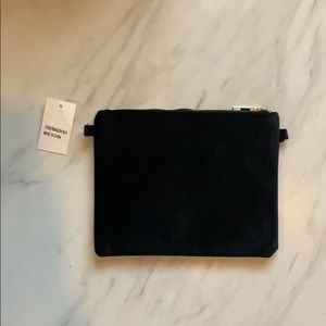 Velvet clutch/crossbody purse